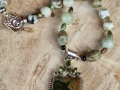 Agate/moss agate/peridot/handmade clay beads/jasper/prehinte